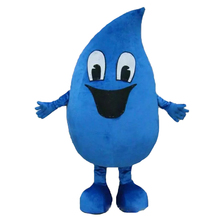 Hot Sale Adult Blue Water Drop Mascot Costumes Fancy Dress Cartoon Costumes Free Shipping 2024 - buy cheap