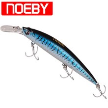 Noeby Minnow приманки 11cm36g Sinking0.2-2,5 м VMC крючок жесткие рыболовные приманки Isca искусственный пункт Pesca Рыболовная наживка воблер типа Минноу 2024 - купить недорого