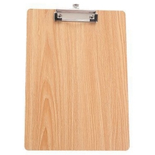 A4 Size Wooden Clipboard Clip Board Office School Stationery With Hanging Hole File Folder Stationary Board Hard Board Writing 2024 - buy cheap