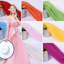1.5 Meter *1 Meter Chiffon Fabric Sheer Bridal Wedding Dress Lining Fabric Skirt Party Decorator Georgette Tulle Dress Material 2024 - buy cheap