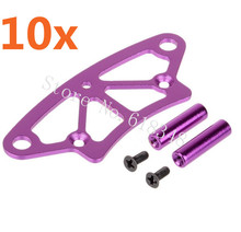 Wholesale 10 Sets/Lot 102058 (02009) HSP 1/10 Upgrade Parts Aluminum Front Bumper 4WD RC Drift Car On Road Flying Fish SONIC 2024 - buy cheap