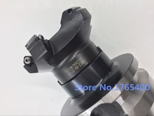 New NT30 FMB27 45mm M12 holder + SE-KM-45 degree  face mill cutter  KM12 80-27-5T + 10pcs SEKT1204 aluminium carbide inserts 2024 - buy cheap