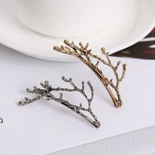1PC Fashion Women Girls Metal Branch Leaves Hairpin Barrettes Bobby Hair Clips Pin Styling Tools Accessories 2024 - buy cheap
