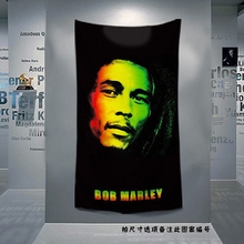 Bob Marley Jamaican Reggae Rock Music Flag Banner Cloth Art Retro Poster Tapestry Wall Sticker Hanging Painting Home Decoration 2024 - buy cheap