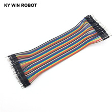 Dupont line 40pcs 20cm 2.54mm 1p-1p Pin Male to Male Color Breadboard Cable Jump Wire Jumper For Arduino 2024 - buy cheap
