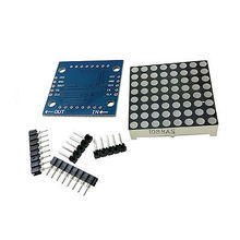 Módulo de microcontrolador MAX7219 dot, KIT de bricolaje, 10 Uds. 2024 - compra barato