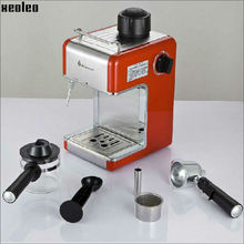Xeoleo Coffee machine 5 Bar Espresso Coffee maker 4 cups Automatic Italy Espresso maker 240ml Espresso machine 800W 220V 2024 - buy cheap