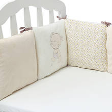 6 шт./компл. 30x30 см детская кровать бампер для кроватки постельные принадлежности хлопок Защита головы для новорожденных Декор для детской комнаты бампер для кроватки Комплект постельного белья 2024 - купить недорого