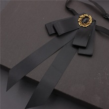 New Women Business Wedding Party Shirt Necktie Alloy Crystal Bow Tie Cravat Men Chic Elastic Band Strap Rhinestone Ribbon Bowtie 2024 - buy cheap