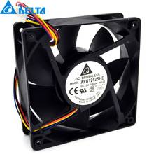 New AFB1212SHE 12038 12cm 120mm 1.6A  12v 4wire PWM 40cm long line of cooling fan for Delta 120*120*38mm 2024 - buy cheap