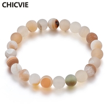 CHICVIE-pulsera hecha a mano con piedras naturales para mujer, brazalete con cuentas, fabricación de joyas, pulseras de meditación, SBR190017 2024 - compra barato