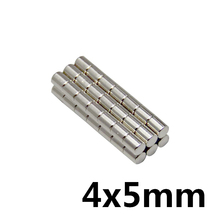 50pcs 4x5mm N35 NdFeB Mini Super Strong Powerful Neodymium Magnet Round Rare Earth Permanent Magnets 4*5mm 2024 - buy cheap