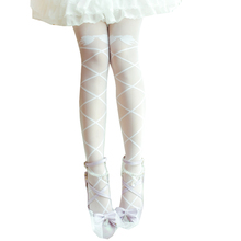 Japanese lolita style tights for women and girls 2024 - compre barato