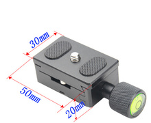 camera 1/4 Screw Mount K30 Quick Release Plate Clamp Adapter for Ball Head Monopod Tripod 2024 - buy cheap