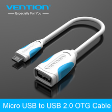 Vention новый micro usb otg usb 2.0 кабель-адаптер otg для galaxy s6 s4 htc lg sony xiaomi meizu android мобильного телефона tablet mp3 2024 - купить недорого