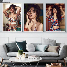 Camila Cabello Poster Sexy Music Singer Posters and Prints Canvas Painting Wall Art Picture for Living Room Home Decor 2024 - buy cheap