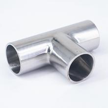 22mm O/D 304 Stainless Steel Sanitary Weld Tee Connector Pipe Fitting 2024 - buy cheap