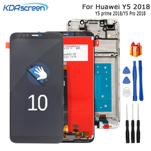 Для huawei Y5 2018 Y5 Pro 2018 ЖК-дисплей с сенсорным экраном дигитайзер для huawei Y5 Prime 2018 lcd с рамкой DUA L02 L22 LX2 экран 2024 - купить недорого