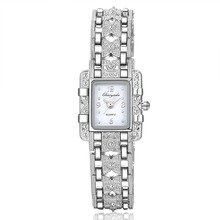 Relógio de pulso das senhoras de aço de prata relógio de pulso de luxo feminino presente zegarek damski relogio 2024 - compre barato