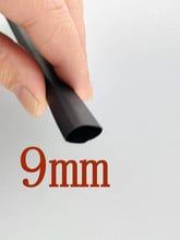 1 Meter/lot 2:1 Black 9mm Diameter Heat Shrink 2024 - buy cheap