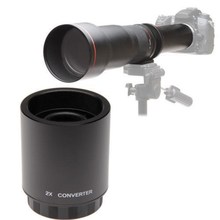 JINTU 420-1600 мм телефотолинзы с 2X телеконвертер экспендер для объектива для Nikon J1 J2 J3 j4 j5 J6 V1 V2 S1 S2 компактная камера 2024 - купить недорого