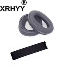 XRHYY negro reemplazo almohadillas cojín superior diadema conjunto para Sony MDR-1R MDR-1RNC auriculares 2024 - compra barato