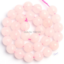 High Quality 12mm Pretty Natural Pink Jades Faceted Round Shape DIY Gems Loose Beads Strand 15" Jewelry Making w1650 2024 - buy cheap
