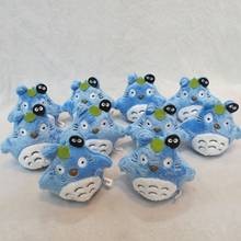 10pcs/lot Anime Totoro Plush Pendant Toy Cartoon Miyazaki Hayao Gray/blue totoro Doll Soft Stuffed pendant Toys Gifts 12cm 2024 - buy cheap