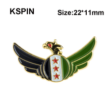 Syria Eagle National Banner Metal Lapel Pin for Clothes Rozet Makara Replica Coins Dropshipping XY0251 2024 - buy cheap