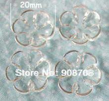 H00167 20mm Acryal Button Flower shaped 50pcs Shirt Button for Sewing Two Holes 2024 - buy cheap