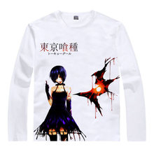 Tokyo Ghoul T-Shirt Toka Kirishima Shirt Anime Cosplay kawaii t-shirt Long sleeves t-shirts for boy lolita anime cosplay shirt a 2024 - buy cheap