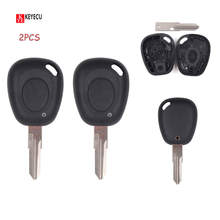 Substituição de keyecu 1 botão chave fob remoto caso escudo sem corte lâmina para renault megane laguna cênica sem controle remoto/eletrônica/chips 2024 - compre barato