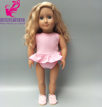 Roupa de boneca de menina de 18 polegadas, para boneca de verão de 17 polegadas, biquíni de natação
Vestido de balé para boneca rosa 2024 - compre barato
