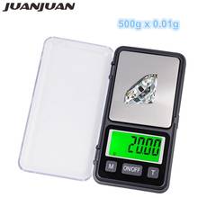 500g x 0.01g Mini Digital Scale Jewelry Scale Portable LCD Electronic Digital Pocket Scales for Gold, Silver and Diamond 20% off 2024 - buy cheap