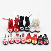 1 par de sapatos para boneca bjd blyth 1/8 e 1/6, 4 cores, acessórios de boneco tang kou doll, 3.2cm et012 2024 - compre barato