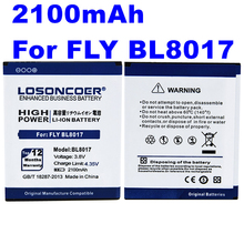 Losoncoer 2100 mah bl8017 baterias para fly bl8017 bl 8017 bateria de alta capacidade do telefone móvel ~ em estoque 2024 - compre barato