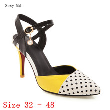Summer Stiletto Ladies Pumps Women High Heel Shoes Woman High Heels Kitten Heels Plus Size 32 33 - 40 41 42 43 44 45 46 47 48 2024 - buy cheap