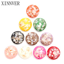 10pcs/lot Mixed 18mm Snaps 10 Colorful Charm Alloy Resin Snaps Buttons Fit Snap Jewelry Snaps Bracelets Bangles 2024 - buy cheap