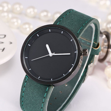 Reloj de pulsera de cuarzo para hombre y mujer, cronógrafo con correa de Cuero clásico, longitud de aguja blanca, analógico, nuevo diseño 2024 - compra barato