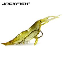 JACKFISH soft shrimp lure 50PCS soft artificial shrimp baits 4CM shrimp soft baits hing lure japan prawn salmon lures 77 2024 - buy cheap