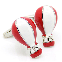 Red Color Fire Balloon Cufflink Cuff Link 2 Pairs Free Shipping 2024 - buy cheap