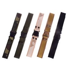 Outdoor Military Tactical Belt For Buckle Outdoor Sports Camping Hiking Waist Belt Tactical Waistband For Men Women 5 Colors 2024 - buy cheap