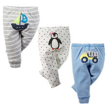 3PCS Cotton Baby Pants 2018 Spring Cartoon Newborn Baby Trousers Baby Boy Clothes Autumn Infant Clothing Toddlers Girls Leggings 2024 - buy cheap