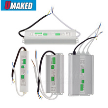 Fonte de alimentação para tira de led, à prova d'água, ip67, 12v, 10w, 30w, 45w, 50w, 60w, 80w, 100w, 120w, 150w, 200w 2024 - compre barato