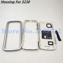 For Nokia 5230 New Full Complete Mobile Phone Housing Cover Case+ Keypad + Logo 2024 - buy cheap