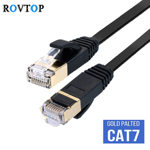 Rovtop Ethernet кабель RJ45 Cat7 Lan кабель UTP сетевой кабель 1 м 2 м 3 м 5 м 10 м 15 м патч-корд кабель для ПК роутера ноутбука модема Z2 2024 - купить недорого