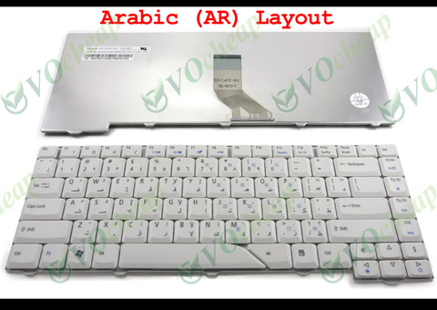 Buy New Laptop Keyboard For Acer Aspire 4710 4220 4320 4520 4720 5300 5720 5920 Grey White Arabic Ar Mp 07a23a0 442 Nsk H3v0a In The Online Store Hangzhou Ampro Electronics Co Ltd At