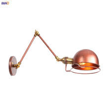 IWHD Loft Estilo Industrial Retro Luzes de Parede Luminárias Quarto Escada Ajustável Do Vintage Edison Arandela Lâmpada de Iluminação Para Casa 2024 - compre barato