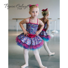 2018 Princess Ballet Dance Tutu Dress Girls Performance Dancing Dress Kids Tutu Dance Dress Ballet Leotard Suit B-6375 2024 - buy cheap