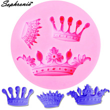 10 unids/set M076 corona artesanía molde de silicona herramientas de decoración de pastel de Chocolate arte trabajo hecho a mano molde de silicona hornear cookie fondant 2024 - compra barato